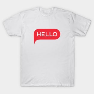 hello lettering T-Shirt